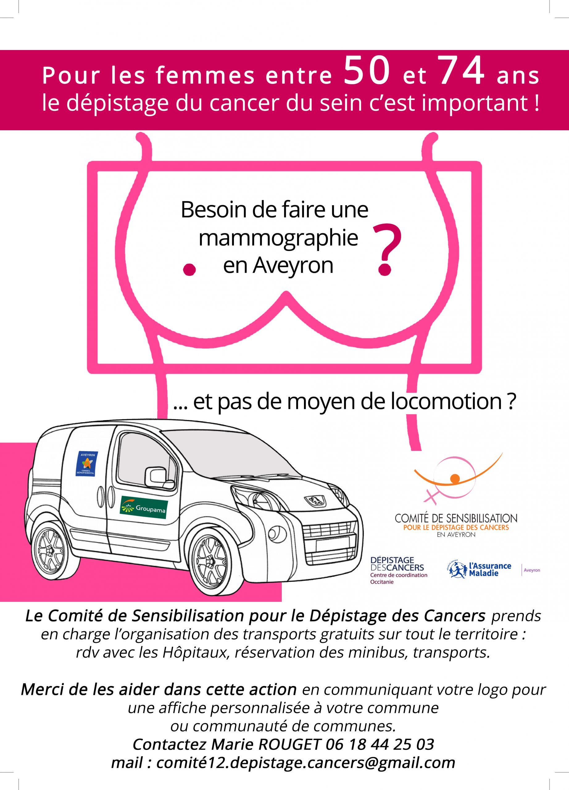 Lire la suite à propos de l’article Dépistage du cancer du sein pour les femmes entre 50 et 74 ans